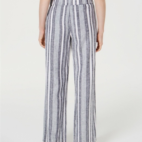 INC International Concepts Women's Tie Waist Linen-Blend Wide-Leg Pants Plus 3X - Picture 5 of 6